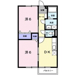 相可駅 徒歩89分 2階の物件間取画像